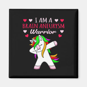 Brain Aneurysm Warrior Awareness Month Support Gra Magnet