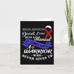 Brain Aneurysm Warrior Card