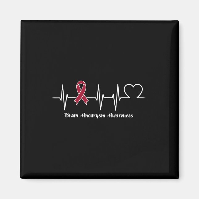 Brain Aneurysm Warrior  Magnet (Front)