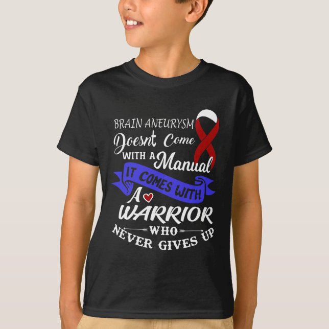 Brain Aneurysm Warrior  T-Shirt (Front)