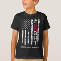 Brain Aneurysm Warrior Us Flag