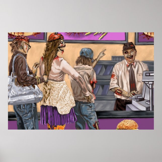 Brain Burgers Poster (Front)