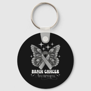 Brain Cancer Awareness _2 Keychain
