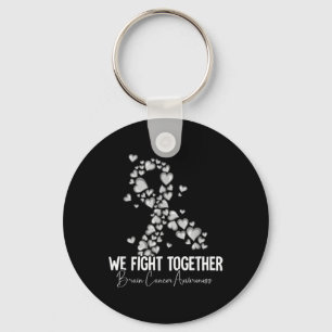 Brain Cancer Awareness 3  Keychain