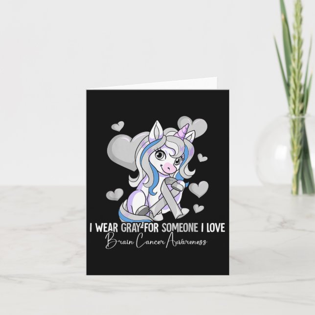 Brain Cancer Awareness  Card (Front)