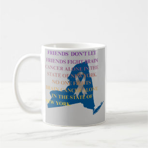 Brain Cancer Awareness in New York  Coffee Mug