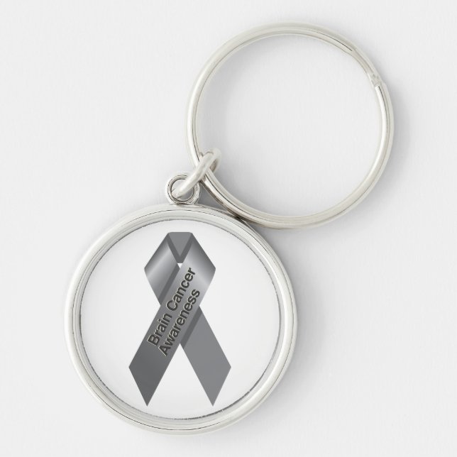 Brain Cancer Awareness Keychain (Front)
