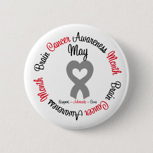 Brain Cancer Awareness Month 2 Inch Round Button
