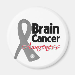 Brain Cancer Awareness Ribbon Magnet