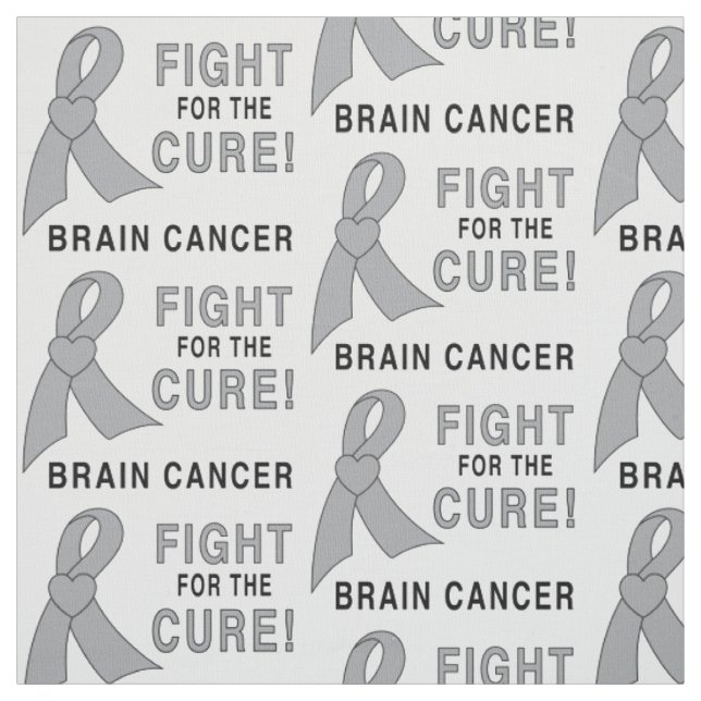Brain Cancer: Fight for the Cure! Fabric (Swatch)