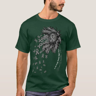 Brain Disabilities Awareness sunflower nobody figh T-Shirt
