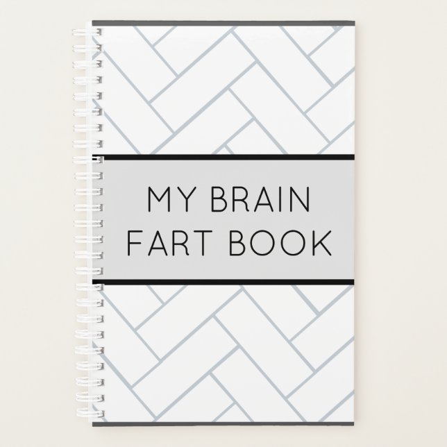 Brain Fart Book Funny Password and Schedule Planner (Front)