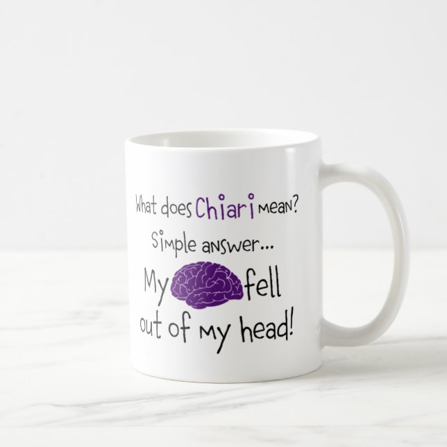 Brain fell out coffee mug (Right)