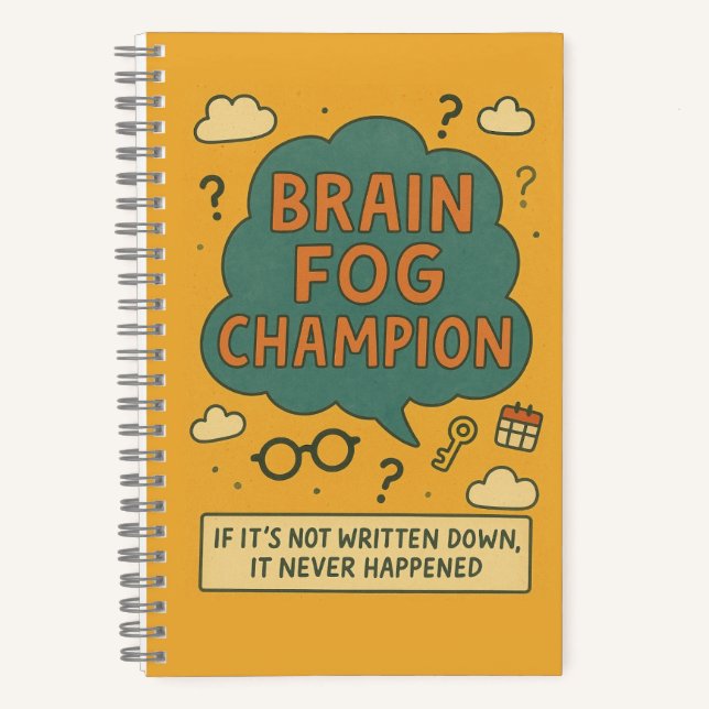 Brain Fog Champion Notebook (Front)