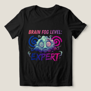 Brain Fog Level: Expert – Perimenopause Humour Tri-Blend Shirt