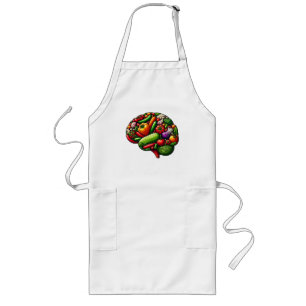 Brain Food Long Apron