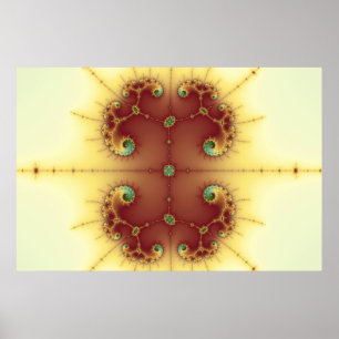 Brain - Fractal Poster