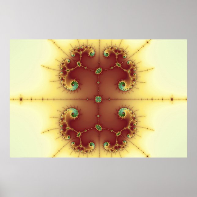 Brain - Fractal Poster (Front)