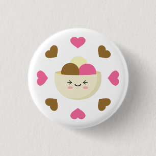 Brain Freeze 1 Inch Round Button