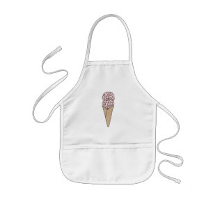 Brain Freeze Ice Cream Kids Apron