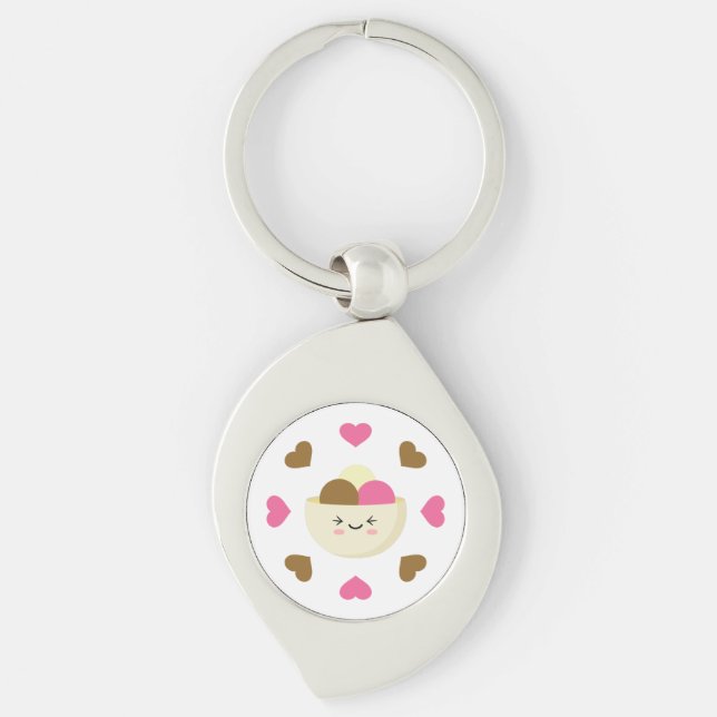 Brain Freeze Keychain (Front)