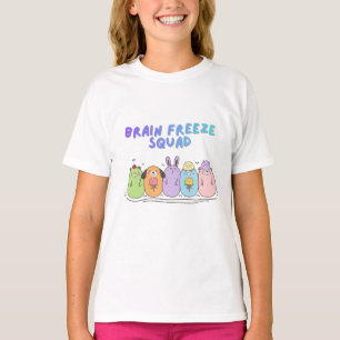 Brain Freeze Squad Cute Kawaii Ice Cream T-Shirt