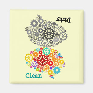 Brain Gears Dirty-Clean Magnet