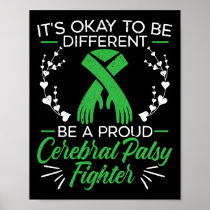 Brain Heimerheimer Celebral Palsy Awareness 1 Poster