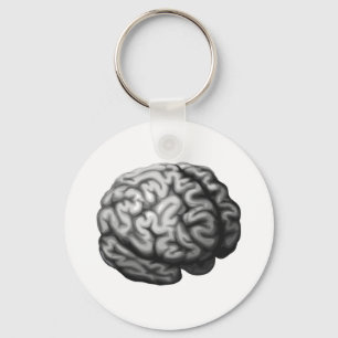Brain illustration keychain