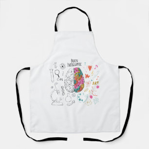 Brain Infographic Apron
