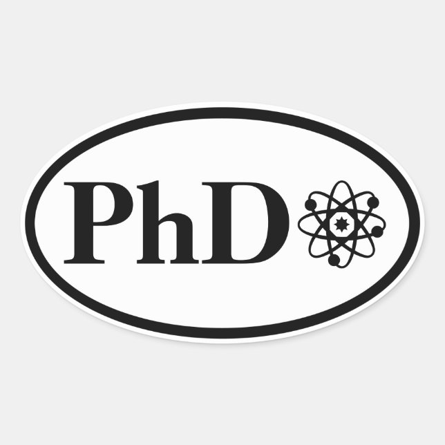 Brain Marathon - Style III (Customizable) Oval Sticker (Front)