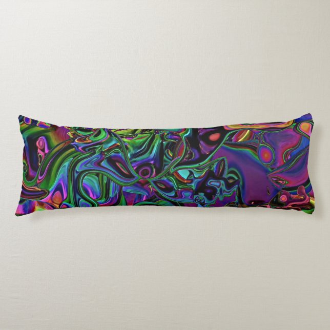 Brain Melt  Body Pillow (Front)