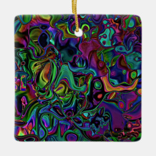 Brain Melt Ceramic Ornament