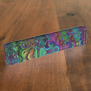Brain Melt  Desk Name Plate