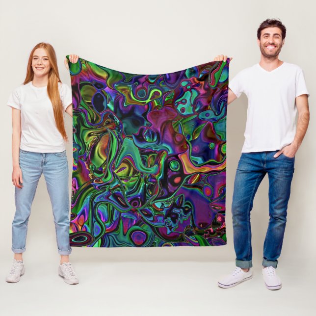Brain Melt  Fleece Blanket (In Situ)