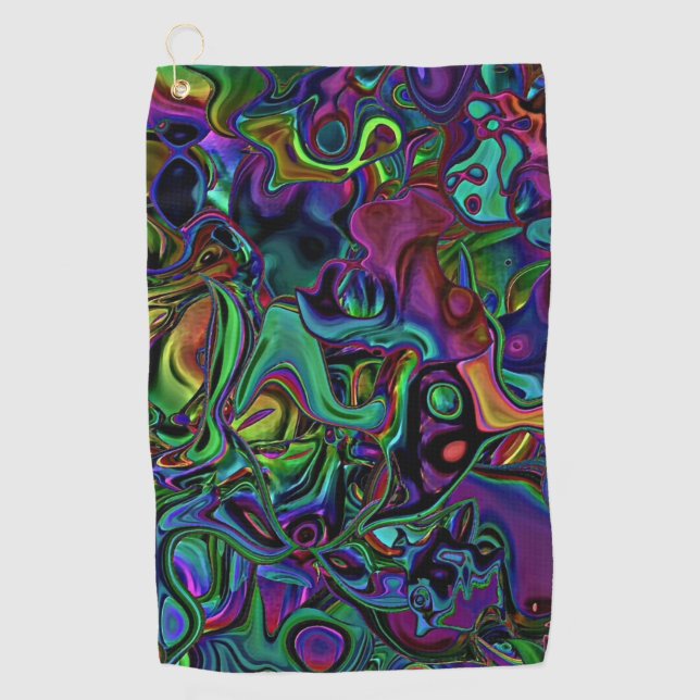 Brain Melt  Golf Towel (Front)