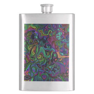 Brain Melt  Hip Flask