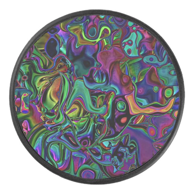 Brain Melt  Hockey Puck (Front)