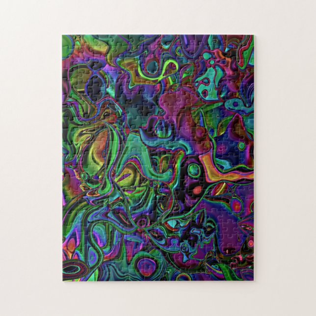 Brain Melt  Jigsaw Puzzle (Vertical)