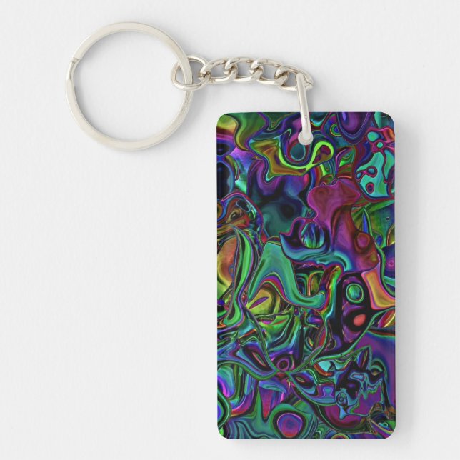 Brain Melt  Keychain (Front)
