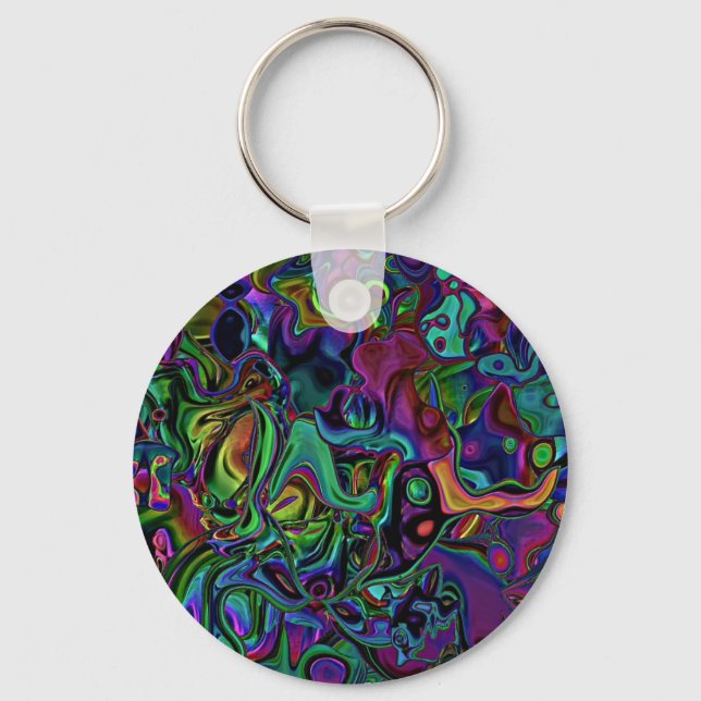 Brain Melt  Keychain (Front)