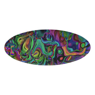 Brain Melt  Name Tag