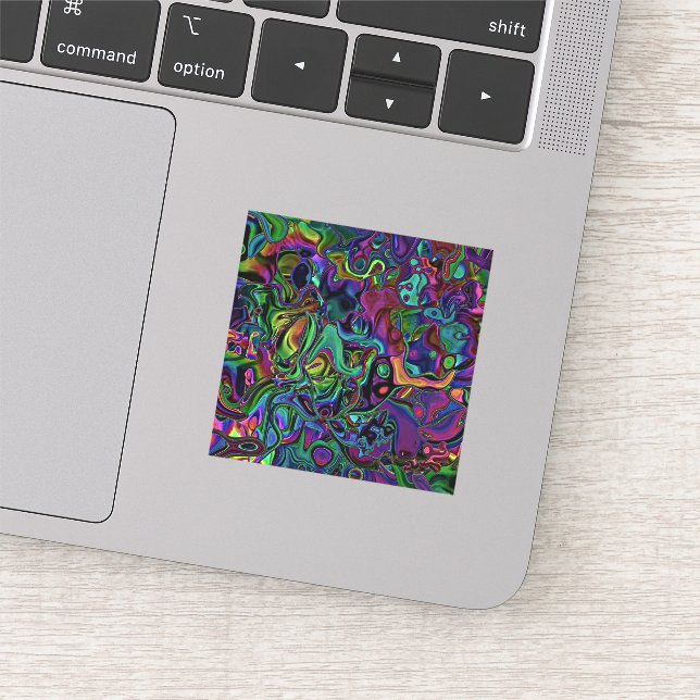 Brain Melt  Sticker (Detail)