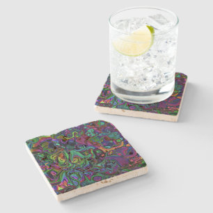 Brain Melt Stone Coaster