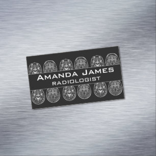 Brain mri scan 	Magnetic business card