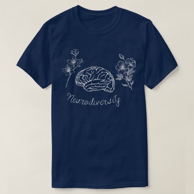 Brain Neurodiversity T-Shirt (Design Front)