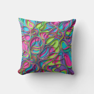 Brain Neuron Network Throw Pillow