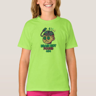 Brain Not Found – WiFi Error Head T-Shirt