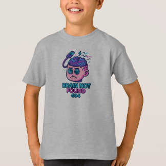 Brain Not Found – WiFi Error Head T-Shirt