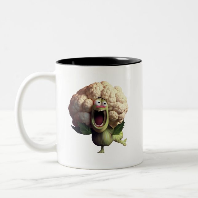 Brain on Break Two-Tone Coffee Mug (Left)